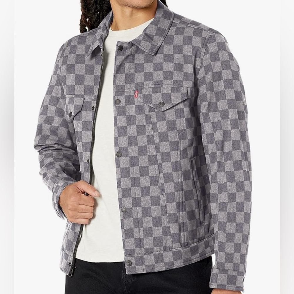 Levi's Soft Shell Classic Trucker Jacket Size Sma… - image 1